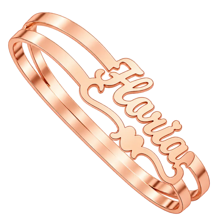 Bracelet Cœur Personnalisé Petit cœur Or rosé