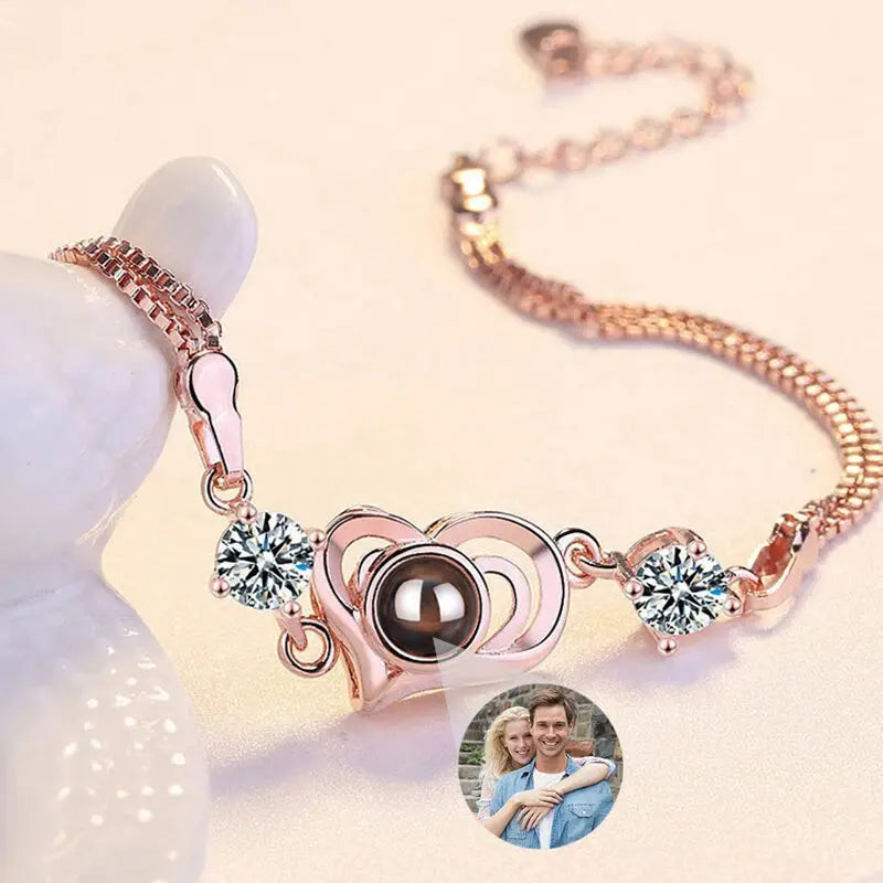 Bracelet en Coeur Photo