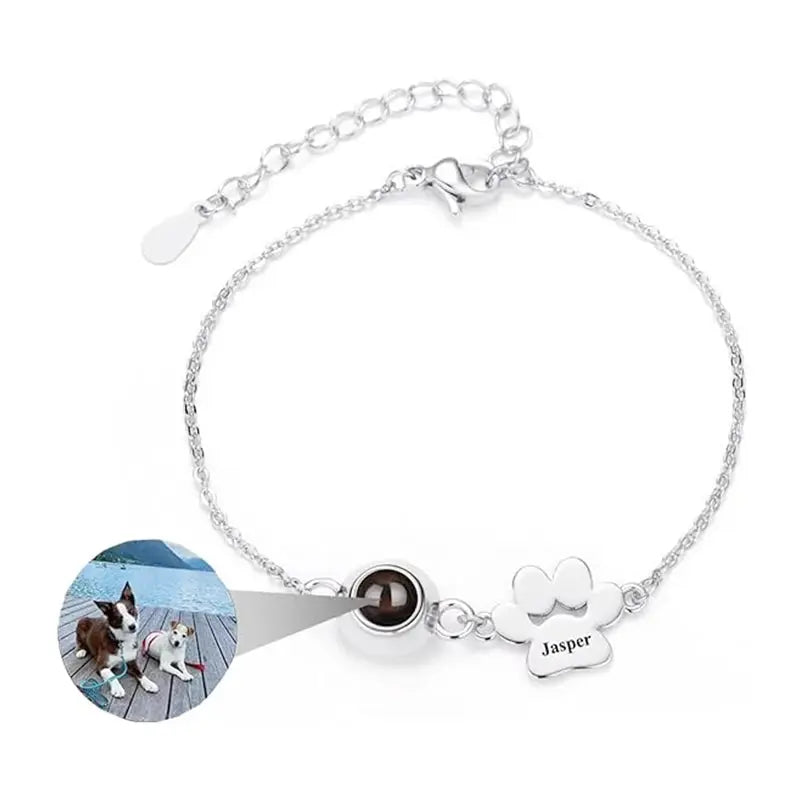 Bracelet Femme Personnalisable Patte de Chien 1