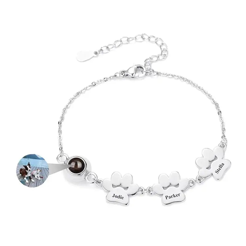 Bracelet Femme Personnalisable Patte de Chien 3