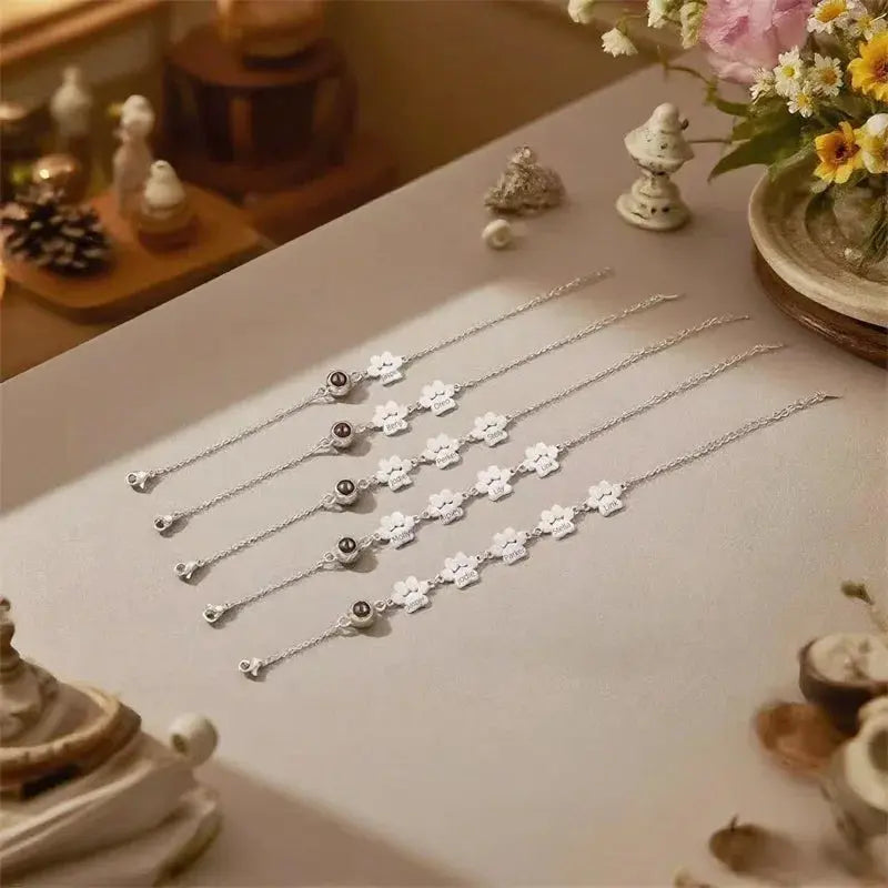 Bracelet Femme Personnalisable Patte de Chien