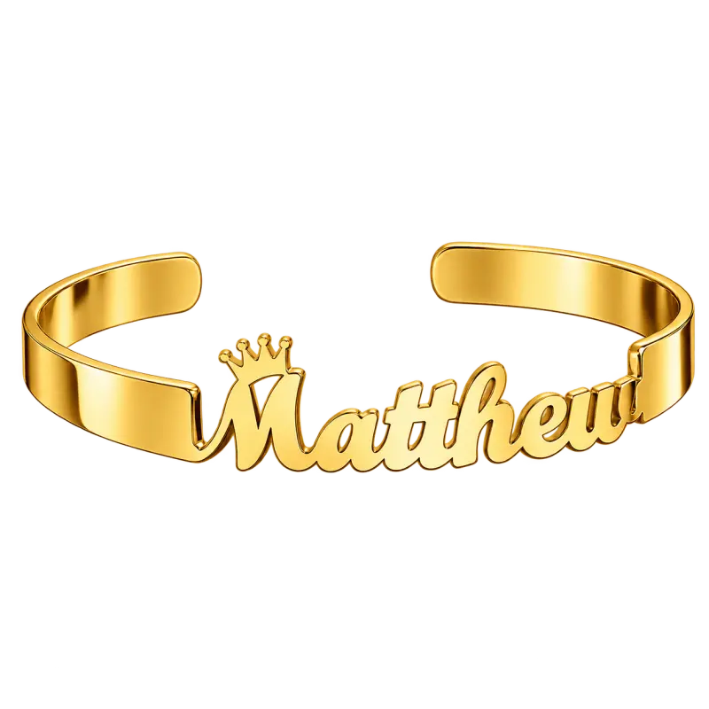 Bracelet Homme Prénom Or