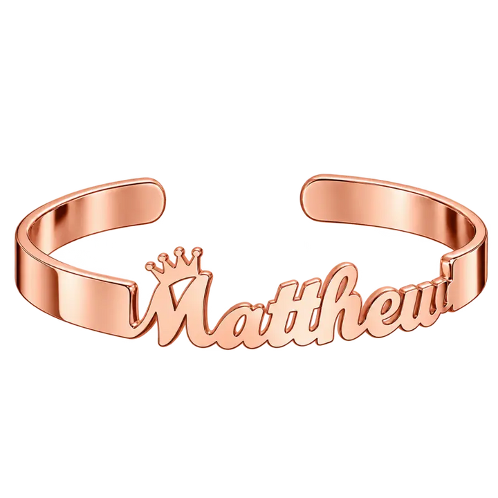 Bracelet Homme Prénom Or rosé