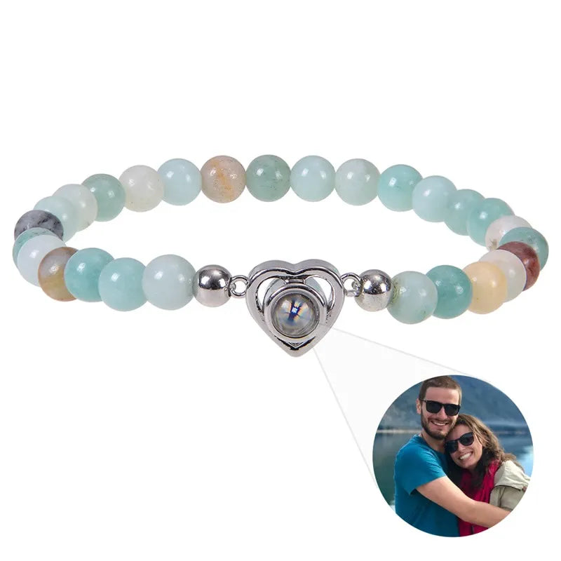 Bracelet Perle Photo - Sable