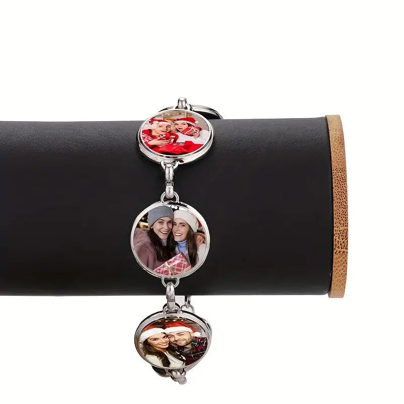 Bracelet Personnalisé 5 photos Rectangle