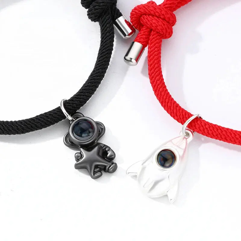 Bracelet Personnalisé Couple Cordon