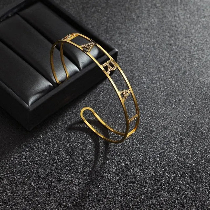 Bracelet Personnalisé Ecriture brillante