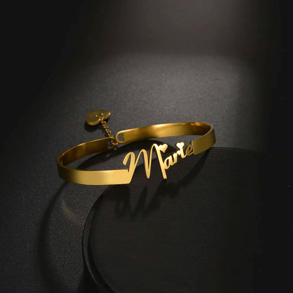 Bracelet Personnalisé Fermeture en cœur