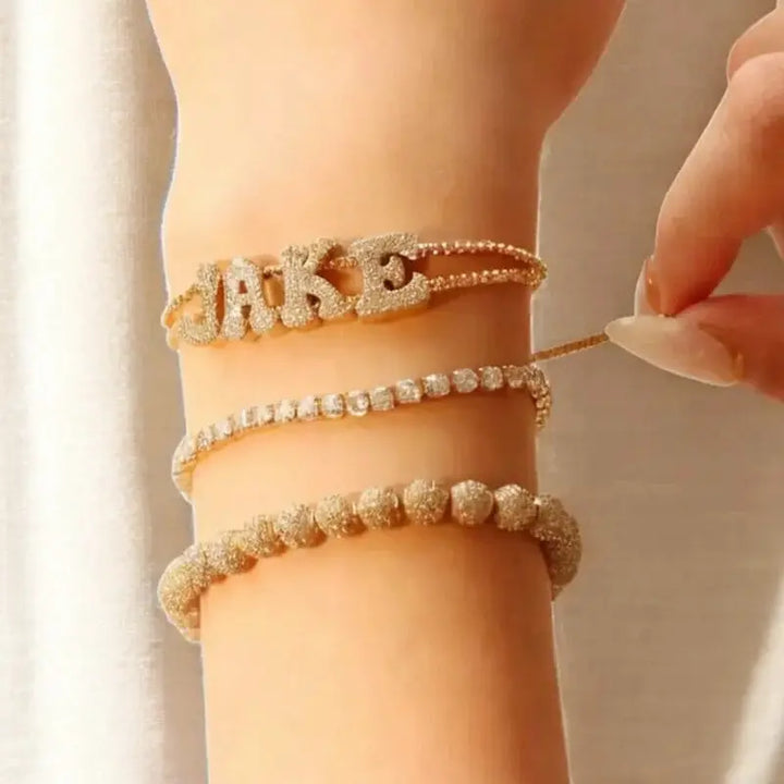 Bracelet Personnalisé Prénom Diamant