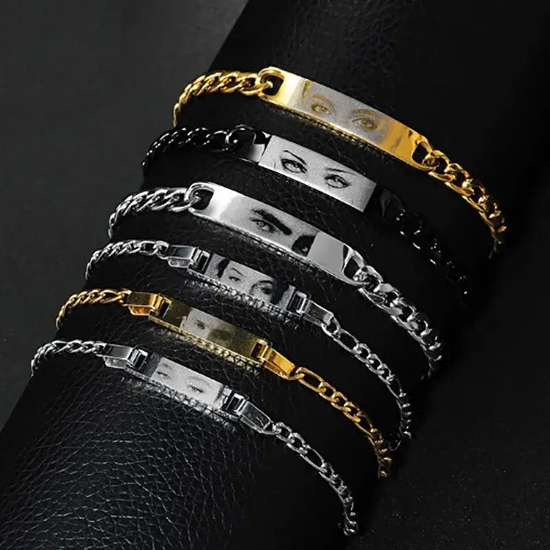 Bracelet Photo Gravé