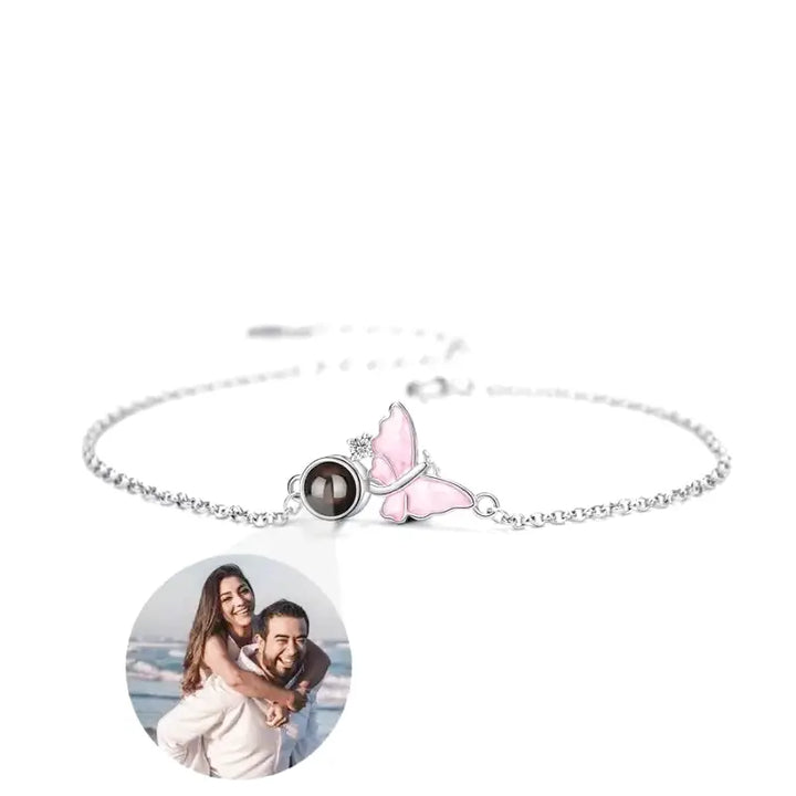 Bracelet Photo Projection Femme Argent