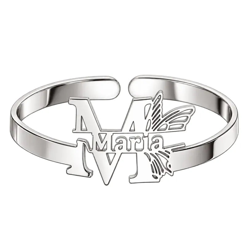 Bracelet Prénom Personnalisé Argenté