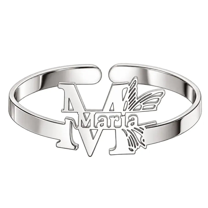 Bracelet Prénom Personnalisé Argenté