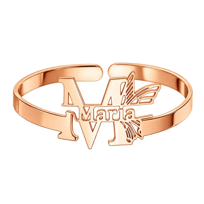 Bracelet Prénom Personnalisé Or rosé