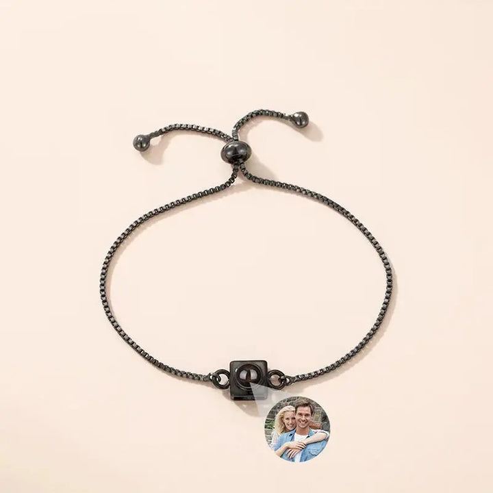 Bracelet Projection de Photo Noir