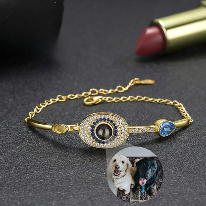 Bracelet Souvenir Photo - Or / Argent 925