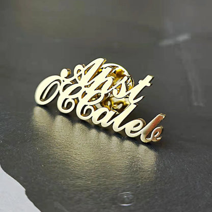 Broche Personnalisée - Or