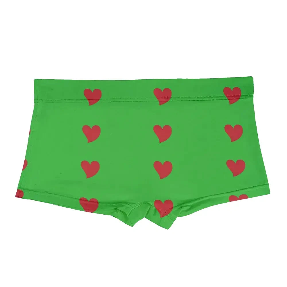 Caleçon avec Tête Vert