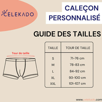 Caleçon Homme Personnalisable