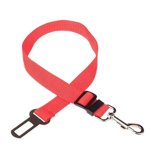 Ceinture de Sécurité pour Chien ou Chat Rouge