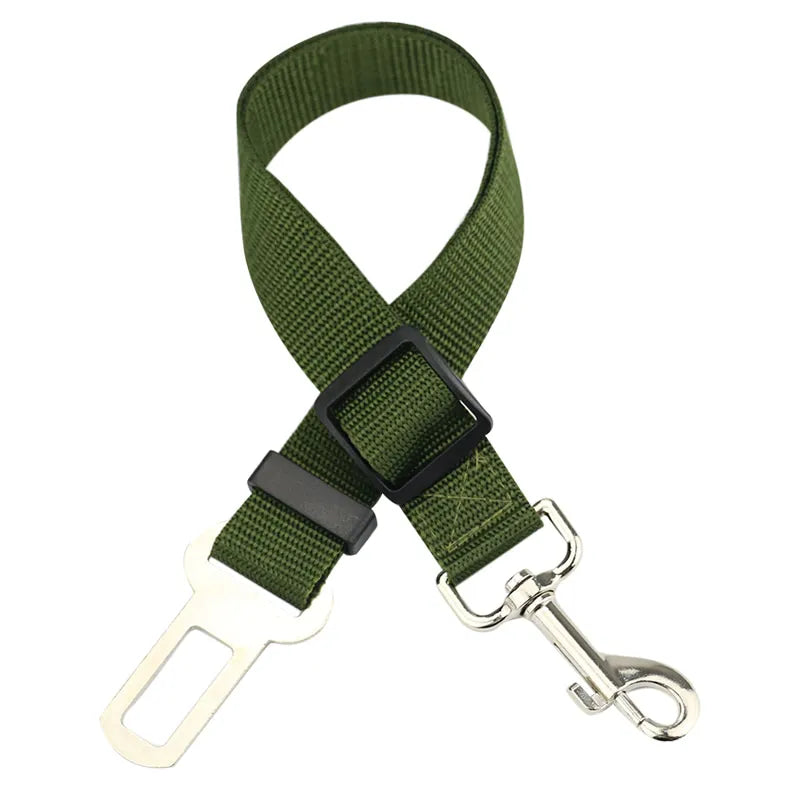 Ceinture de Sécurité pour Chien ou Chat Vert foncé