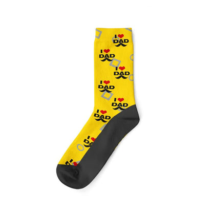 Chaussette Personnalisable Jaune