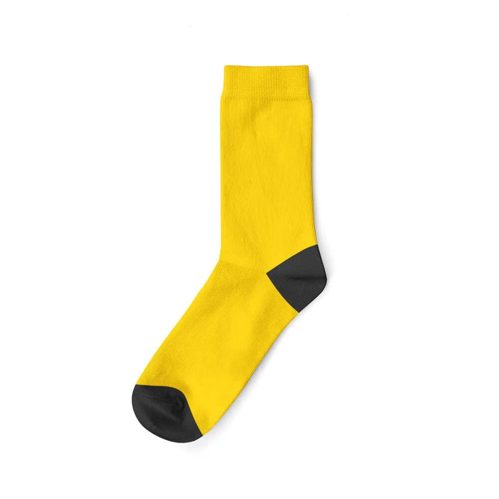 Chaussette Photo Personnalisé - Jaune / 2