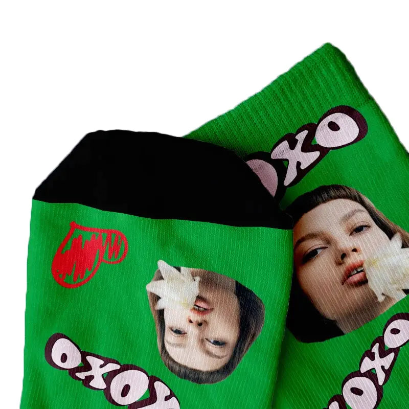 Chaussettes Personnalisées Bisous