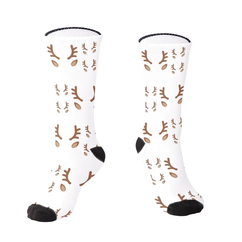Chaussettes Personnalisées de Noël Blanc