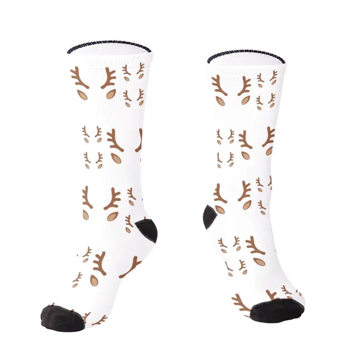 Chaussettes Personnalisées de Noël Blanc