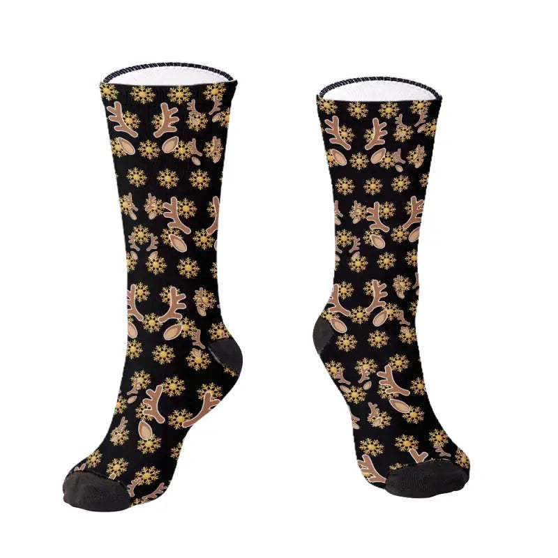 Chaussettes Personnalisées de Noël Noir