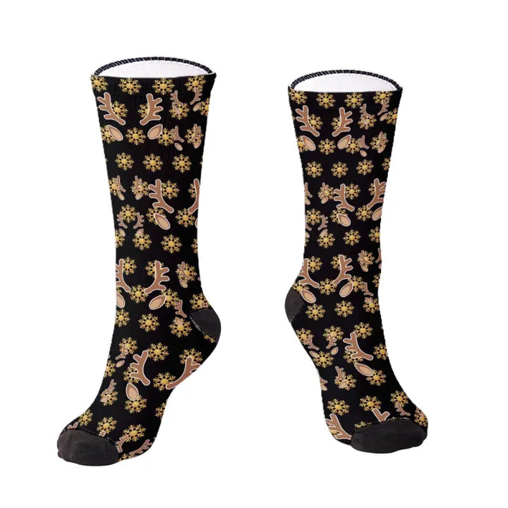 Chaussettes Personnalisées de Noël Noir