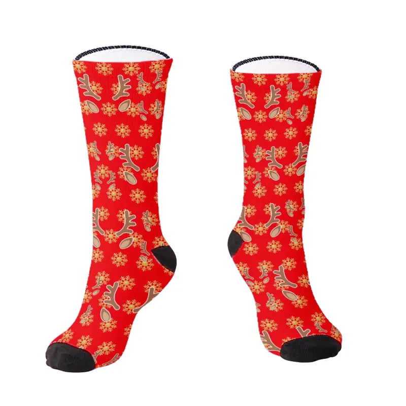 Chaussettes Personnalisées de Noël Rouge