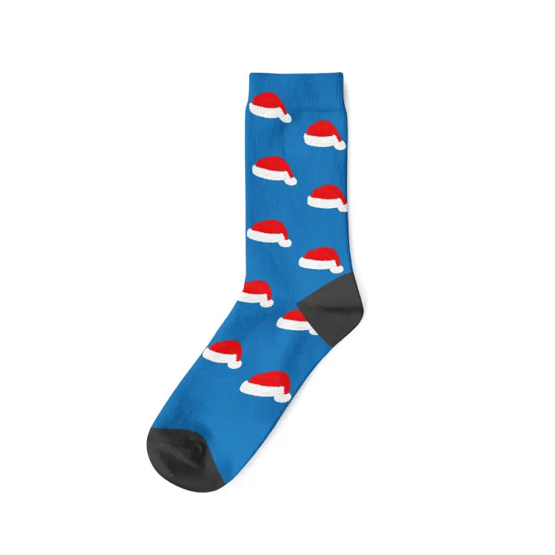 Chaussettes Personnalisées Noël Bleu Marine