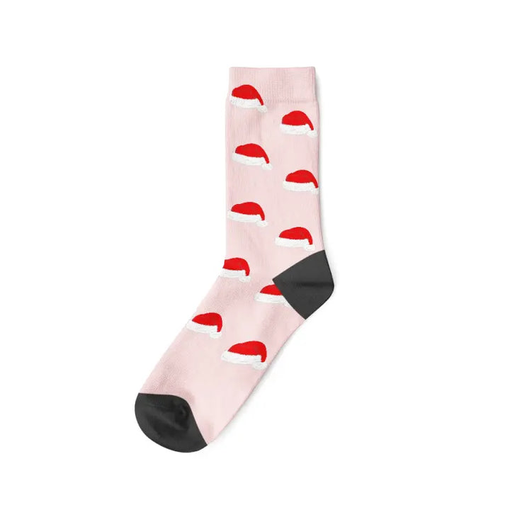 Chaussettes Personnalisées Noël Rose