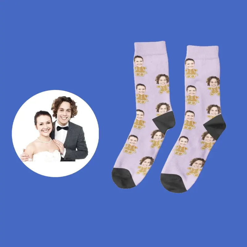 Chaussettes Personnalisées Pain d'Épices
