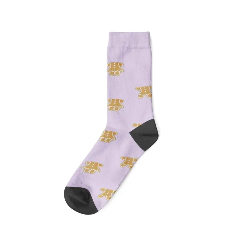 Chaussettes Personnalisées Pain d'Épices Lavande