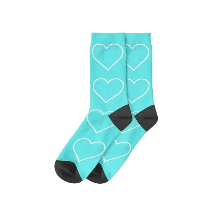 Chaussettes Personnalisées Prénom Bleu Ciel