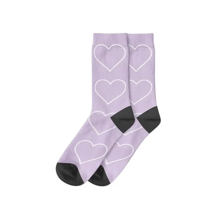 Chaussettes Personnalisées Prénom Mauve