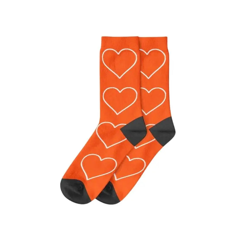 Chaussettes Personnalisées Prénom Orange