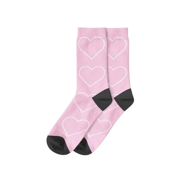 Chaussettes Personnalisées Prénom Rose Pâle