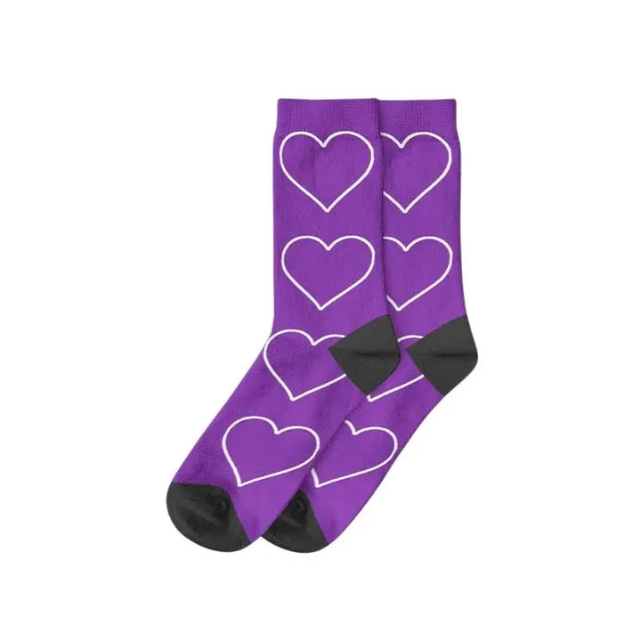 Chaussettes Personnalisées Prénom Violet