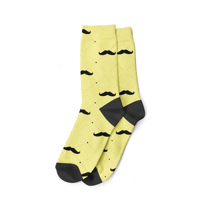 Chaussettes Photos Homme - Jaune