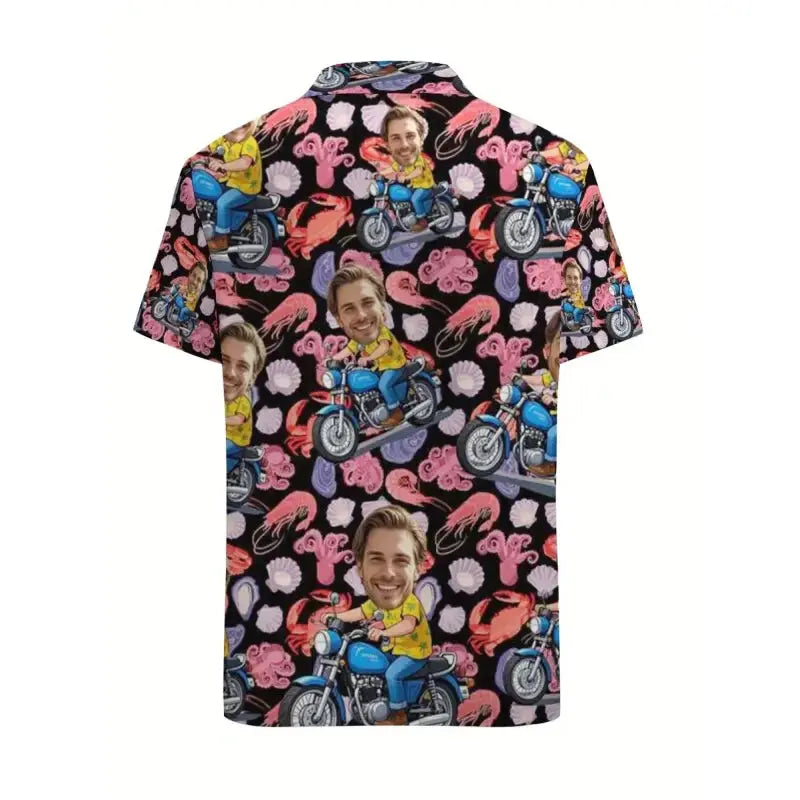Chemise Homme Personnalisée Fuchsia