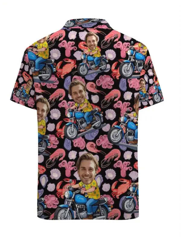 Chemise Homme Personnalisée Fuchsia