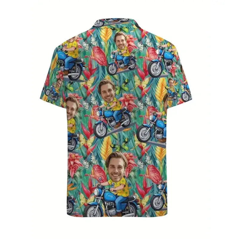 Chemise Homme Personnalisée Vert Océan