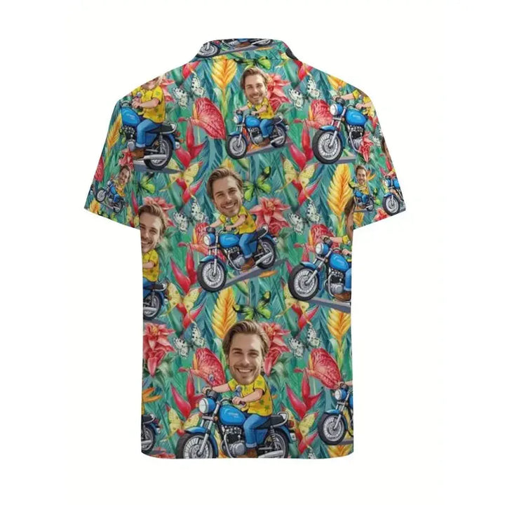 Chemise Homme Personnalisée Vert Océan