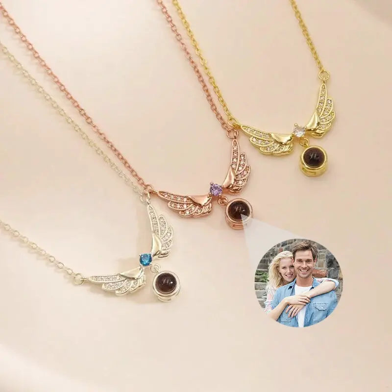 Collier Aile d'Ange Personnalisé