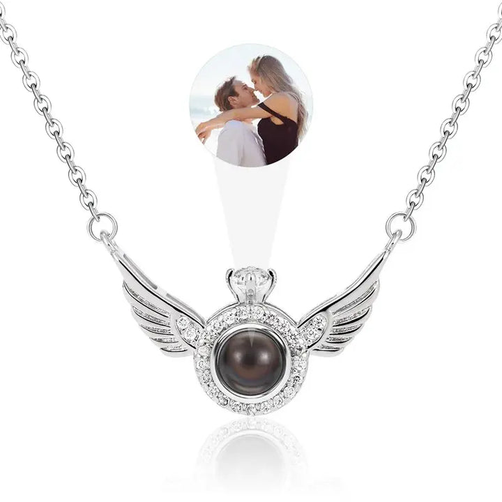 Collier Ange Personnalisé Argent