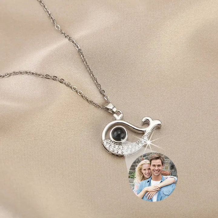 Collier Baleine Personnalisé Photo